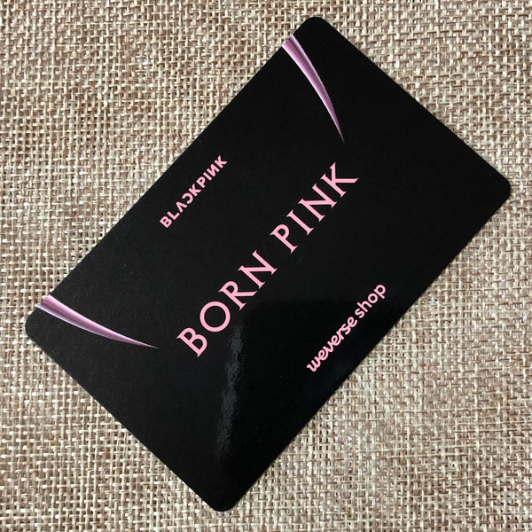 BLACKPINK LISA #2 [ Born Pink ] Official Photocard, WEVERSE POB / New / Gift