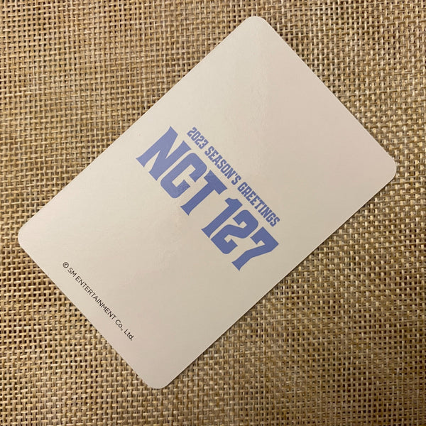 NCT 127 JUNGWOO #1 [2023 Season's Greetings SM Store POB] Official Photocard /+G