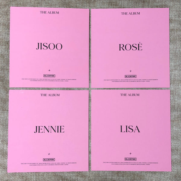 BLACKPINK HAND SIGNED [ THE ALBUM ] Promo Autographed / CD+Photobook+PC / Gift