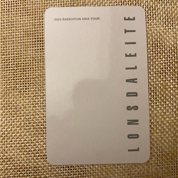 EXO BAEKHYUN #6 [Asia Tour Lonsdaleite Selfie] Official Photocard / New, Rare