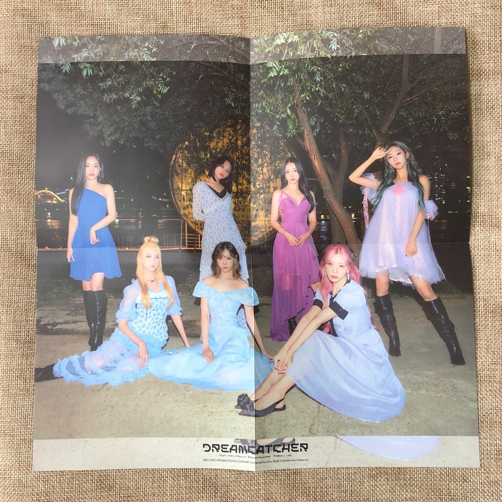 DREAMCATCHER GROUP [Apocalypse : Follow Us E Ver.] Official Folded Poster / Gift