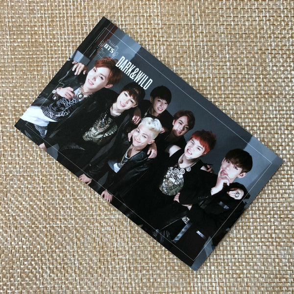 BTS Group [ Dark & Wild Official Photocard ] 1st Studio Album / NEW, RARE /+Gift