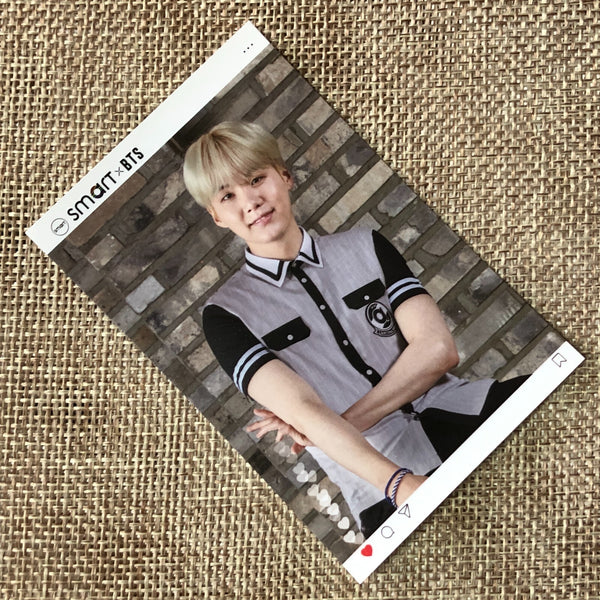 BTS SUGA #2 [ BTS X Smart Uniform ] Official Photocard / New, Rare / Gift