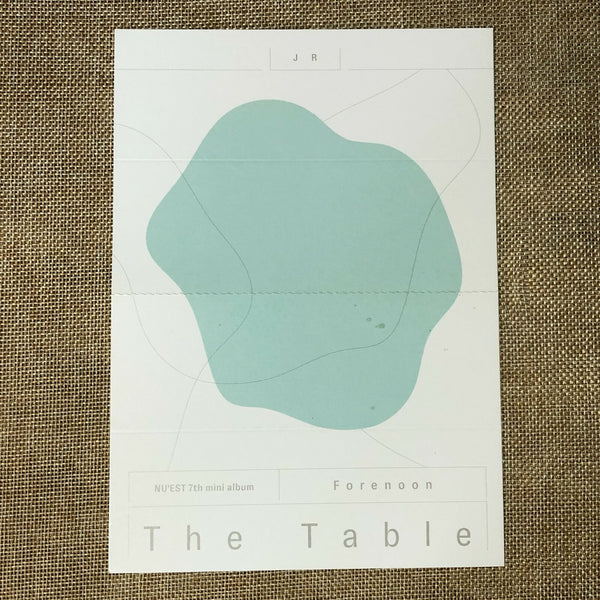 Nu'est JR #2 [ THE TABLE ] Official Folding Photo Card, 7th Mini / New / Gift
