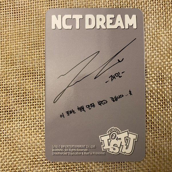 NCT JAEMIN [ ISTJ 7Dream ] Official Photocard, QR Ver / New, Rare / Gift
