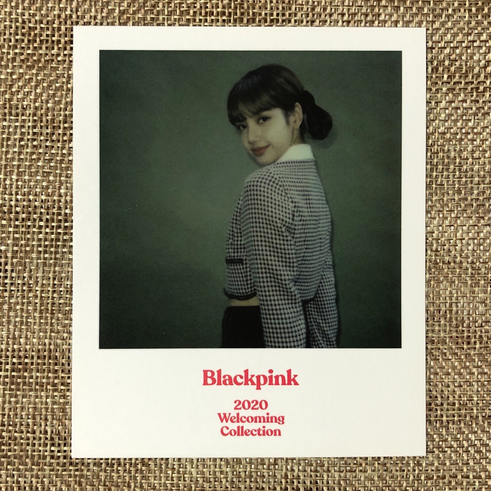 BLACKPINK LISA [2020 Welcoming Collection] Official Polaroid Photocard / Gift