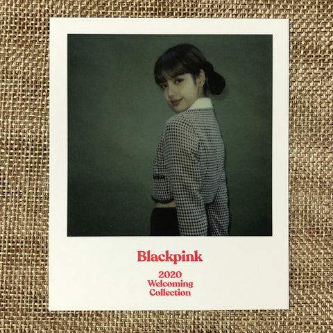 BLACKPINK LISA [2020 Welcoming Collection] Official Polaroid Photocard / Gift