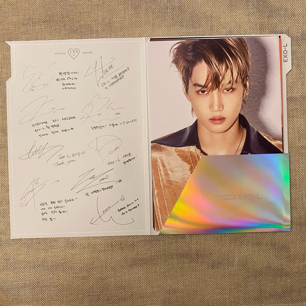 EXO GROUP [Official Fanclub EXO-L Welcome Kit] Official Holder Photo Poster Set