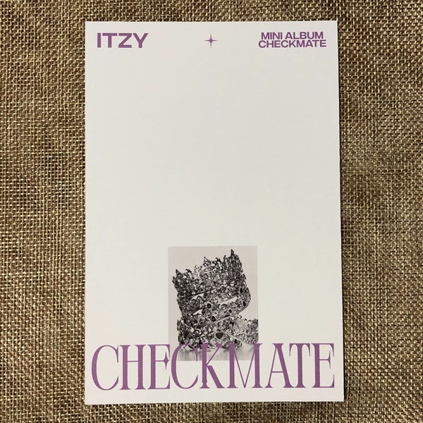 ITZY RYUJIN #1 [ CHECKMATE ] Official Postcard Photocard / New / Gift