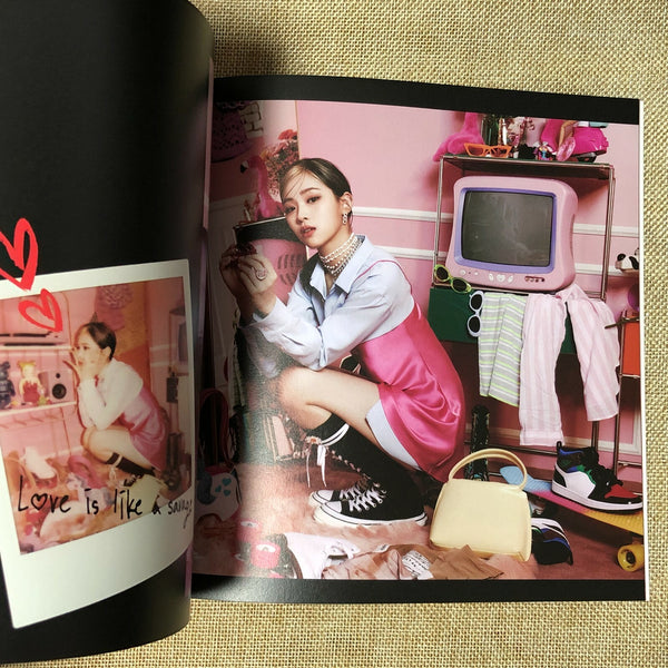 ITZY RYUJIN [CRAZY IN LOVE] Official Photobook + Poster +Sticker Set / Gift