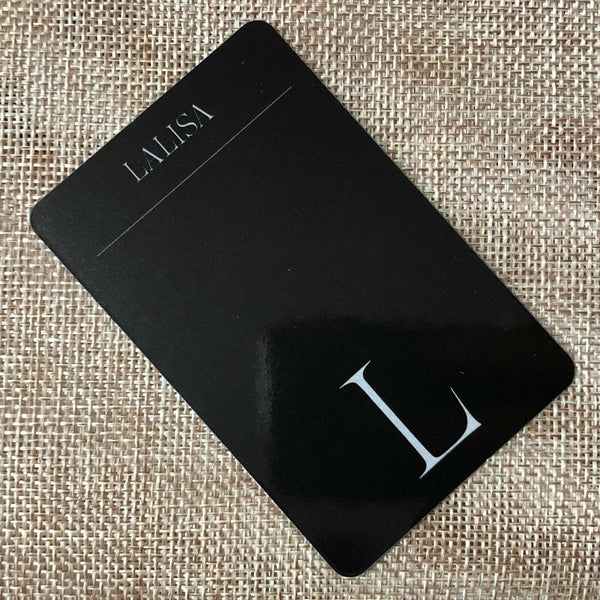 BLACKPINK LISA #2 [LALISA] Official Photocard, 1st Single Black Ver / New / Gift