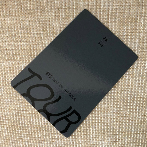 BTS JIN 3/8 [ Map Of The Soul Tour ] Official Mini Photocard / New / Gift