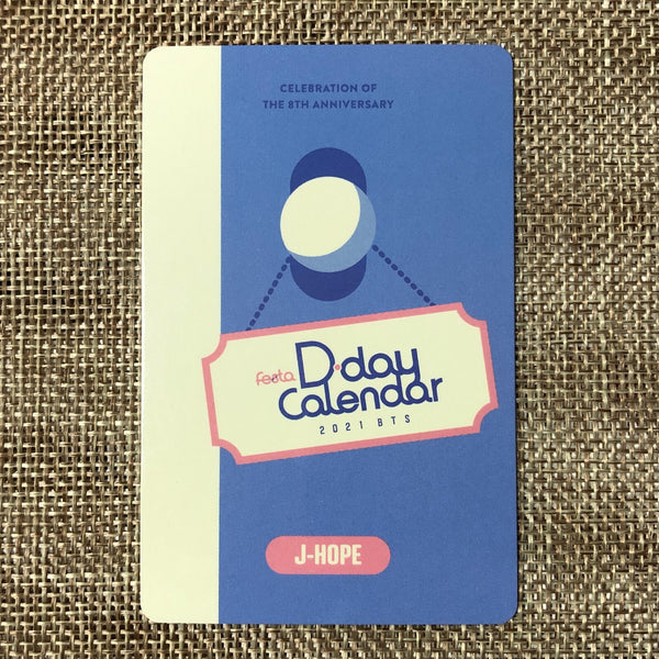 BTS J-HOPE [ FESTA D-Day Calendar 2021 ] Official Photocard Set / New / Gift