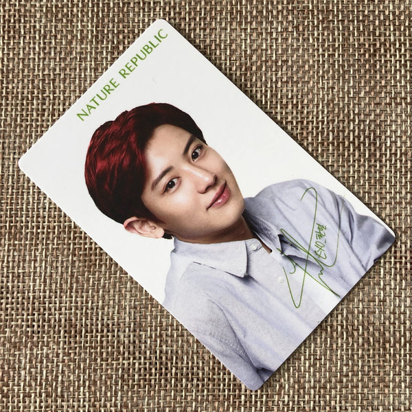 EXO CHANYEOL [Nature Republic] Official Limited Photocard, EXO-K / New, Rare /+G