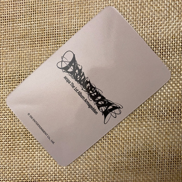 AESPA KARINA [Amageddon] Official Photocard, APPLE MUSIC POB Lucky Draw / Gift
