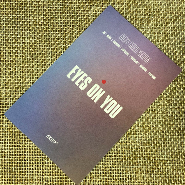 GOT7 BAMBAM [ Eyes On You Album ] Official Photocard, Purple Ver / New / Gift