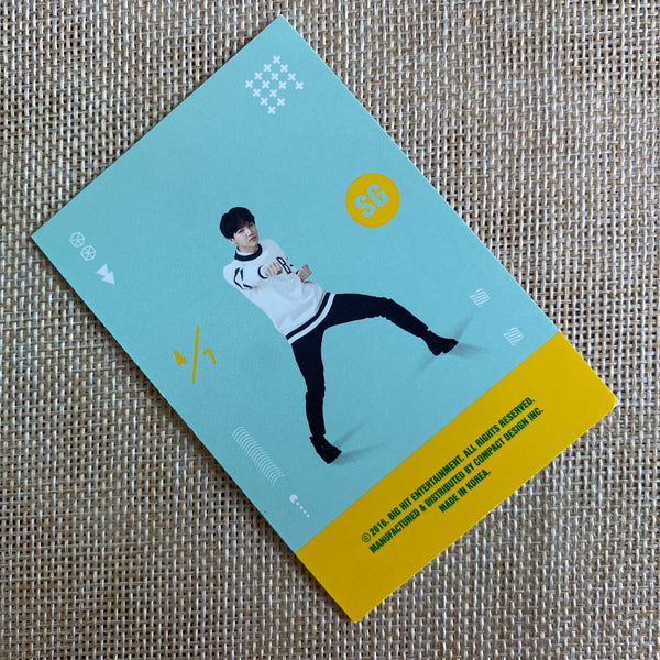 BTS SUGA 4/7 [ 3rd Muster ARMY.ZIP ] Official Player Card Photocard / New / Gift