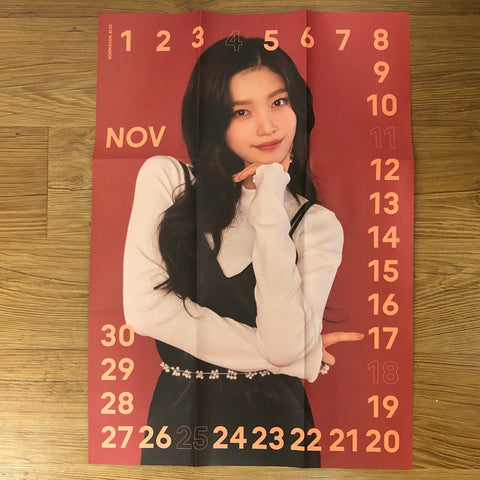 RED VELVET JOY #2 [2018 Season's Greetings] Official Folded Poster / New / Gift
