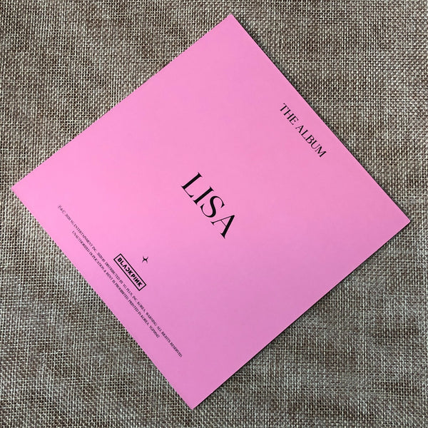 BLACKPINK LISA [ THE ALBUM ] Official Postcard, Ver. 2 / New / Gift