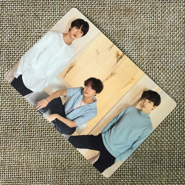 BTS JIN J-HOPE SUGA 5/12 [Love Yourself World Tour] Official Mini Photocard /+G