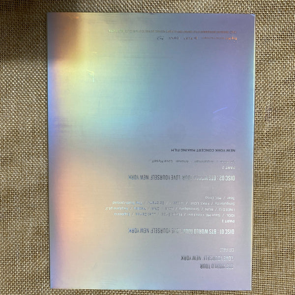 BTS [Love Yourself NEW YORK] Official Blu-Ray / Photobook + 2 Disc, No PC / Gift