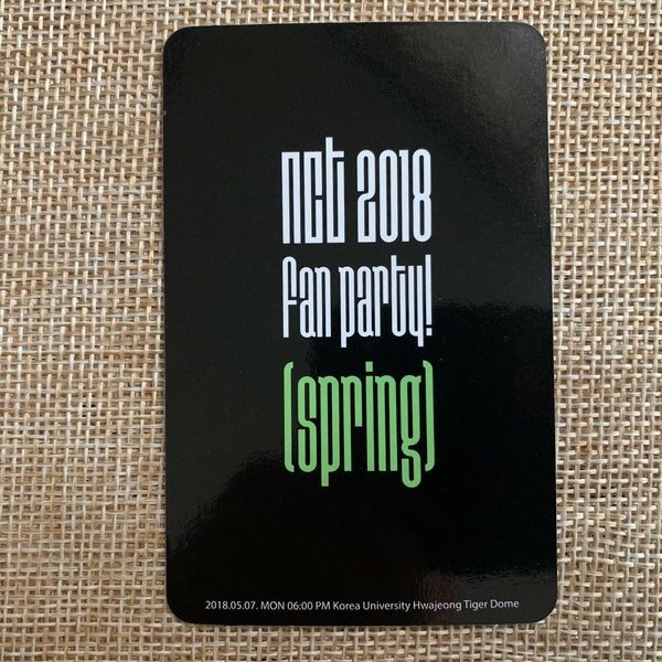 NCT 2018 MARK [ FAN PARTY SPRING ] Official Limited Photocard / New / Gift