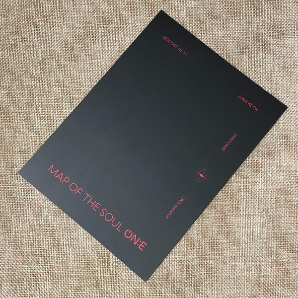 BTS JUNGKOOK [MAP OF THE SOUL ON:E Blu-ray] Official Postcard Photo / New / Gift
