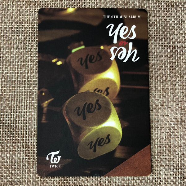 TWICE DAHYUN [ YES or YES Pre-Order ] Official Photocard, A Ver / New / Gift