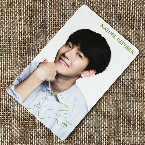EXO BAEKHYUN [Nature Republic] Official Limited Photocard, EXO-K / New, Rare /+G