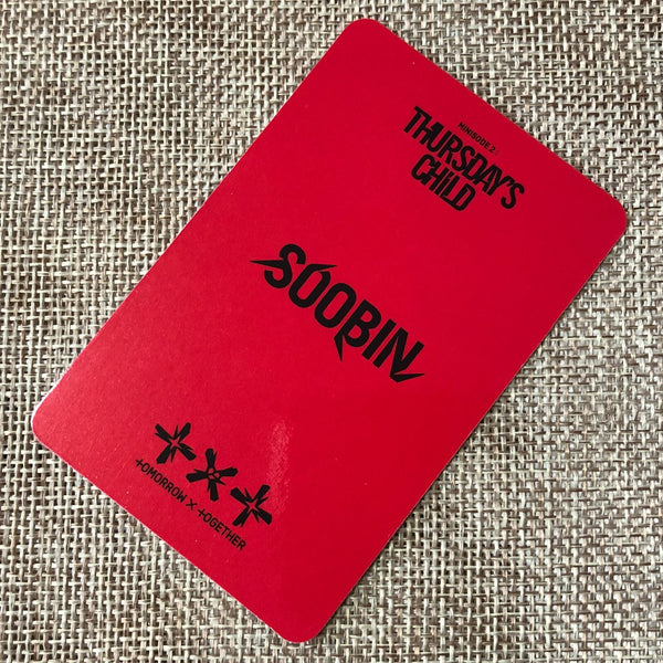 TXT SOOBIN [ Minisode 2 Thursday's Child ] Official Photocard, MESS / New / Gift