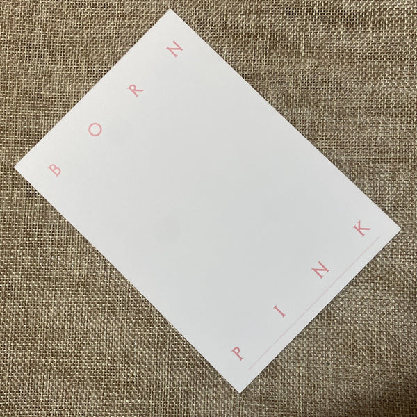 BLACKPINK ROSE #3 [ Born Pink ] Official Postcard, Box Set Ver. / New / Gift