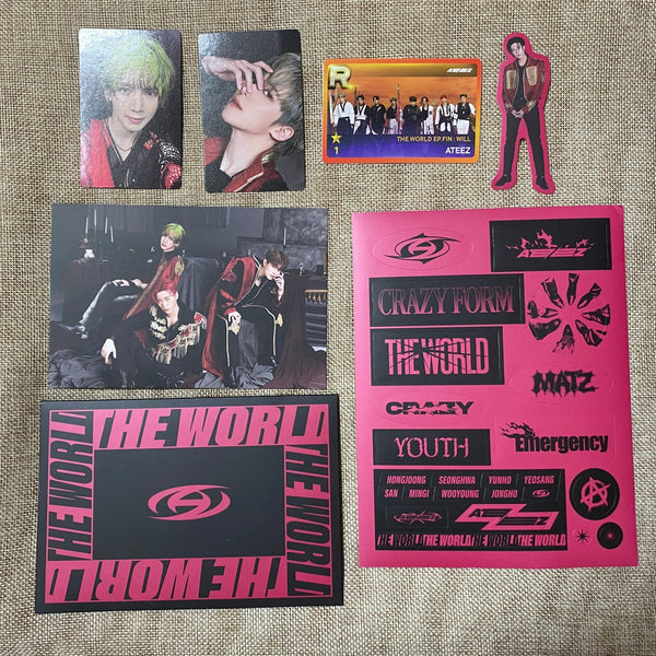 ATEEZ [The World EP.FIN: WILL] Signed Promo Album / Autographed Message Full Set