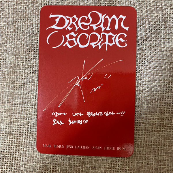 NCT Dream JENO [ DREAM()SCAPE ] Official Photocard, QR Ver / New, Rare / Gift