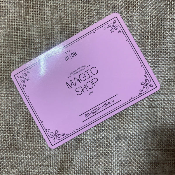 BTS GROUP 1/8 [MAGIC SHOP Fan Meeting Japan] Official Mini Photocard / Gift