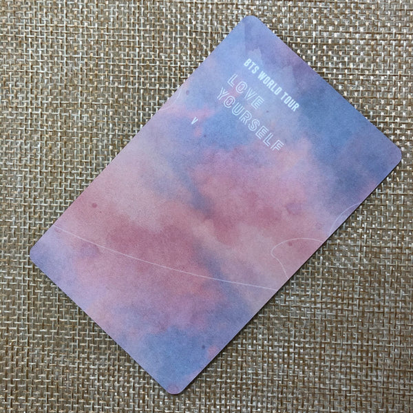BTS V TAEHYUNG [Love Yourself World Tour Seoul DVD] Official Photocard / Gift