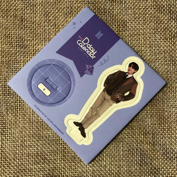BTS V TAEHYUNG [FESTA D-Day Calendar 8th Anniversary] Official Stand / Gift
