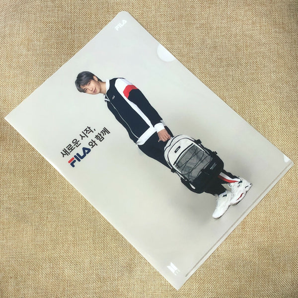 BTS RM [ FILA ] Official Clear File Holder / New, Rare / Gift