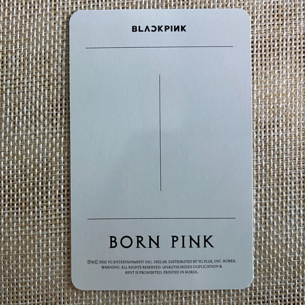 BLACKPINK LISA [ Born Pink ] Official Photocard, Gray Ver / New, Rare / Gift