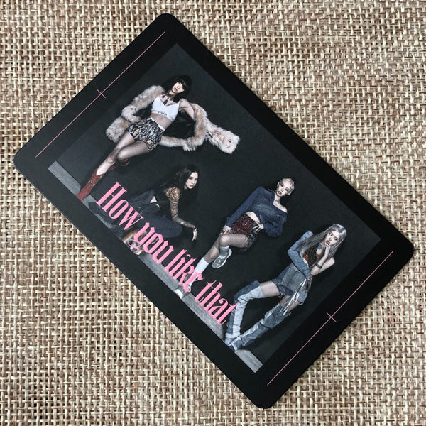 Blackpink GROUP [How you like that] Official Photocard, Special Ed / New / Gift