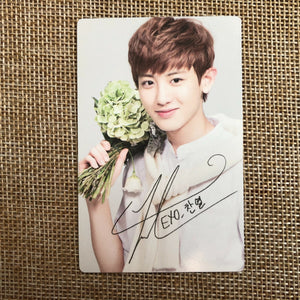 EXO CHANYEOL [ Nature Republic ] Official Limited Photocard / New / Gift