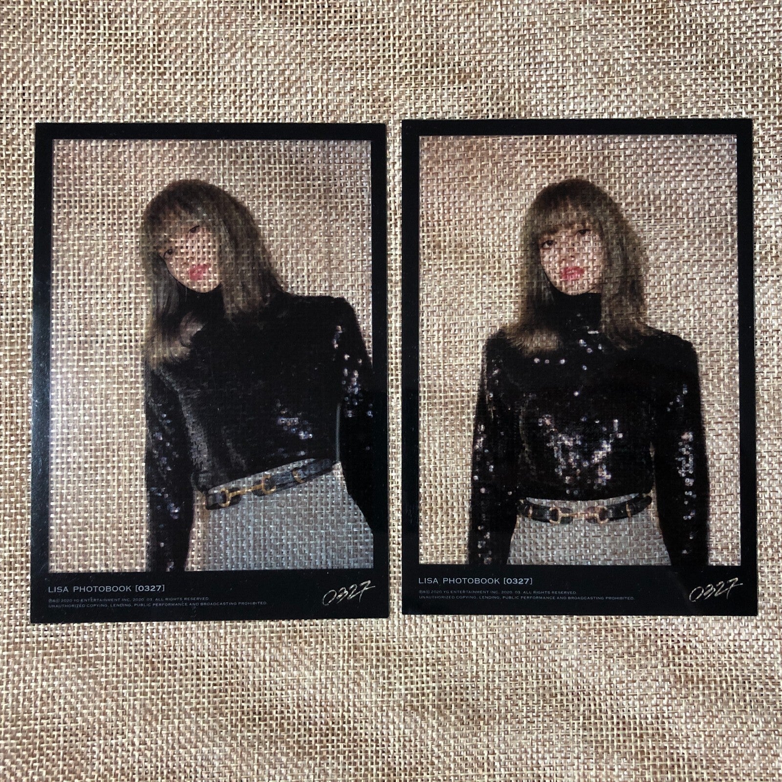 BLACKPINK LISA [0327 Photobook 1st Limited] Official Photocard Set / New / Gift