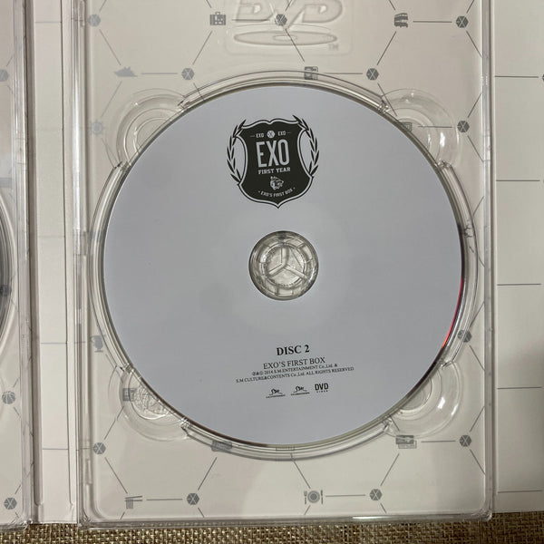 EXO  [ 2014 First Year DVD ] Official DVD Set, 4 DVD / New, Rare / Gift