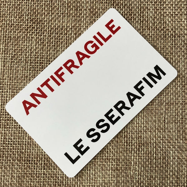 LE SSERAFIM UNIT YUNJIN SAKURA [ANTIFRAGILE] Official Photocard, 2nd Mini / Gift