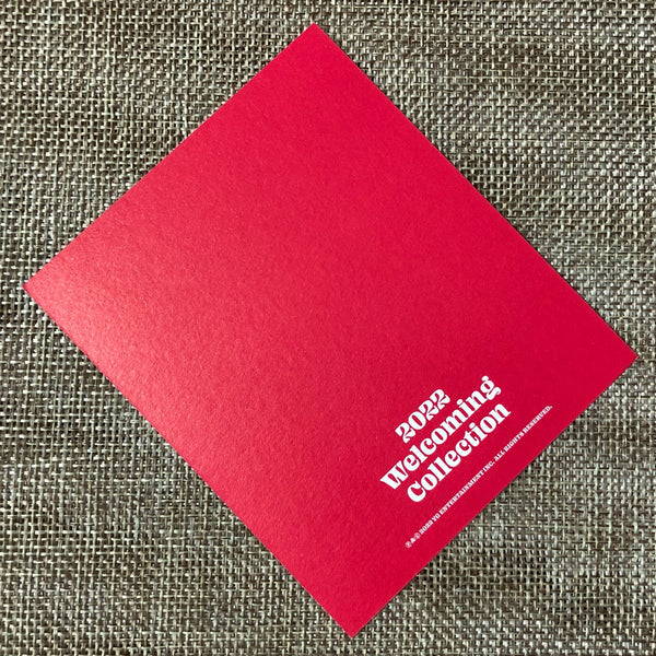 BLACKPINK JISOO JENNIE [2022 Welcoming Collection] Official Postcard / Gift