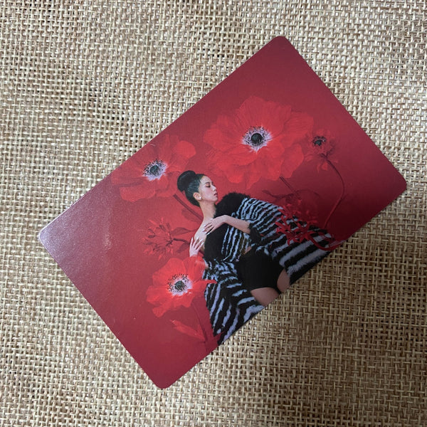 BLACKPINK JISOO [ME Flower] Official Photocard, Weverse POB 1st Single / Gift