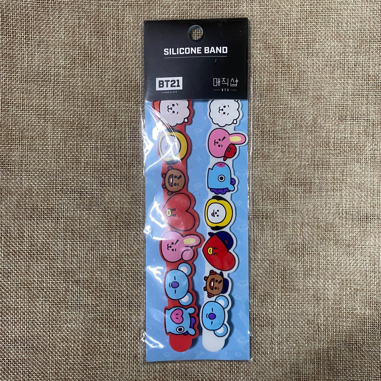 BTS BT21 GROUP [ Silicone Band Set ] Official Goods / New, Rare / Gift