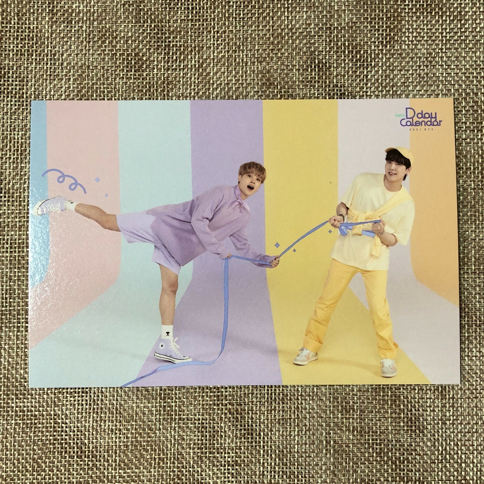BTS GROUP #4 [FESTA D-Day Calendar 8th Anniversary] Official Postcard / Gift