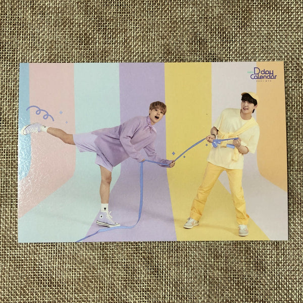 BTS GROUP #4 [FESTA D-Day Calendar 8th Anniversary] Official Postcard / Gift