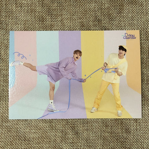 BTS GROUP #4 [FESTA D-Day Calendar 8th Anniversary] Official Postcard / Gift