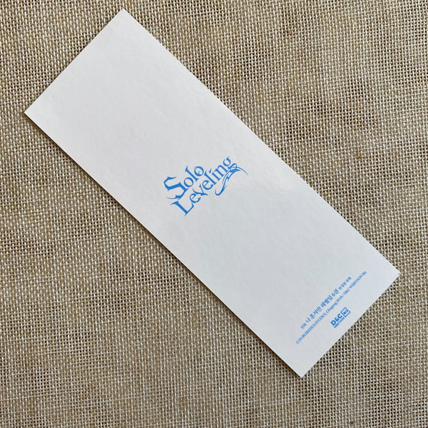 Solo Leveling [Official Hologram Bookmark #2] Sung Jin-woo / New, Rare Collector